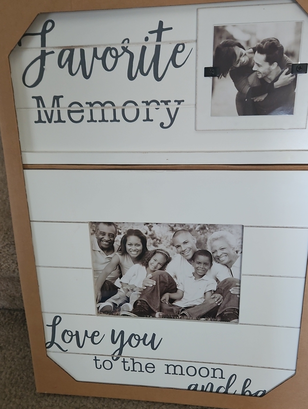 Favorite Memory White Wooden Photo Frame - Unbranded
